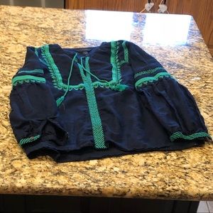 J Crew 3/4 sleeve tunic top